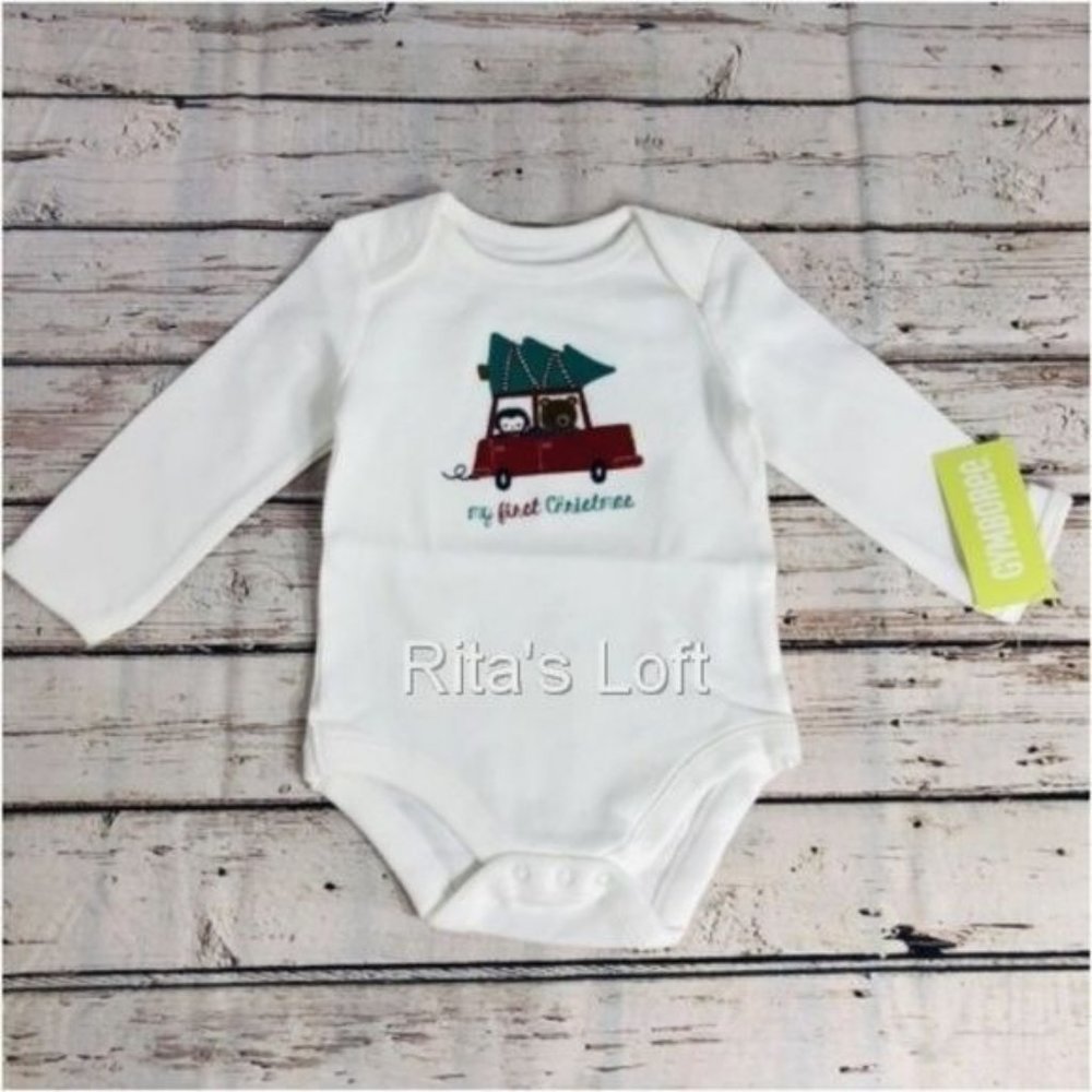 GYMBOREE My First‎ Christmas Bodysuit Holiday Tree